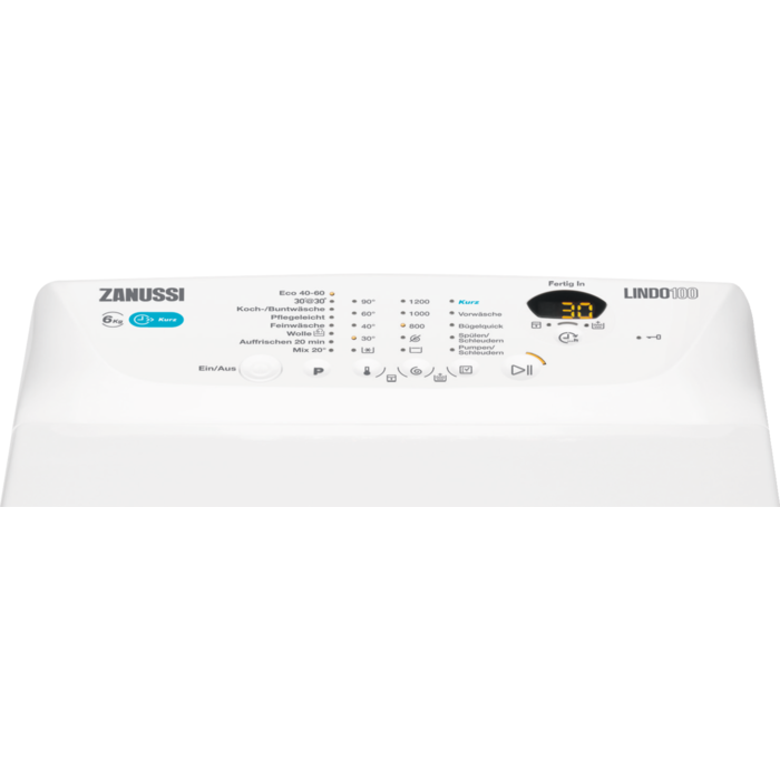Zanussi - Toplader - ZWQ61235CI